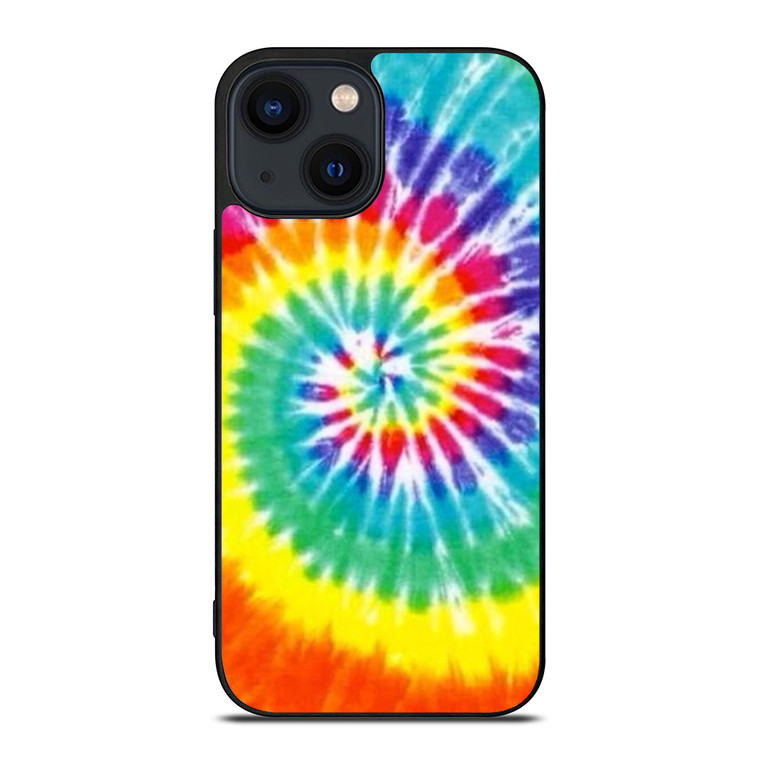 RAINBOW TIE DYE PATTERN iPhone 14 Plus Case Cover