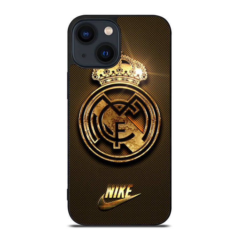 REAL MADRID GOLD LOGO iPhone 14 Plus Case Cover