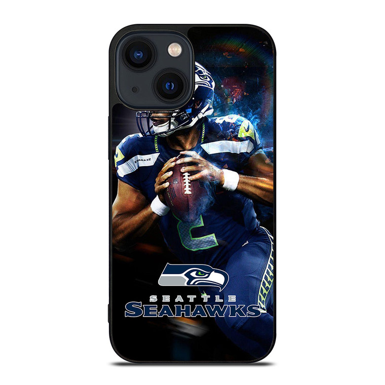 RUSSELL WILSON SEATTLE SEAHAWKS NFL iPhone 14 Plus Case Cover