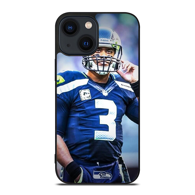 RUSSELL WILSON SEATTLE SEAHAWKS iPhone 14 Plus Case Cover
