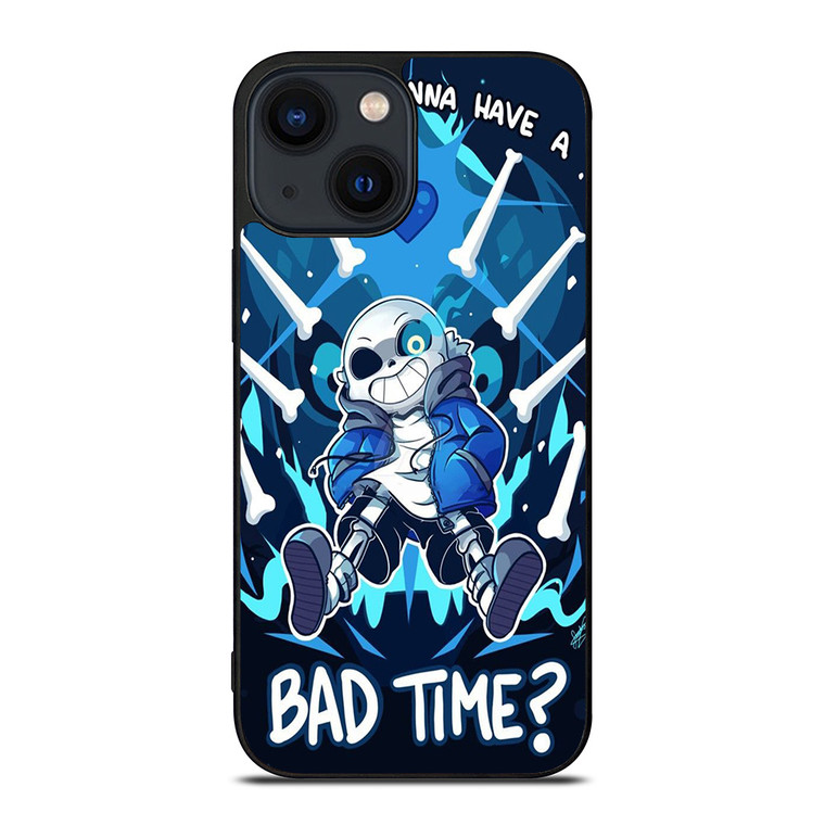 SANS UNDERTALE BAD TIME 2 iPhone 14 Plus Case Cover