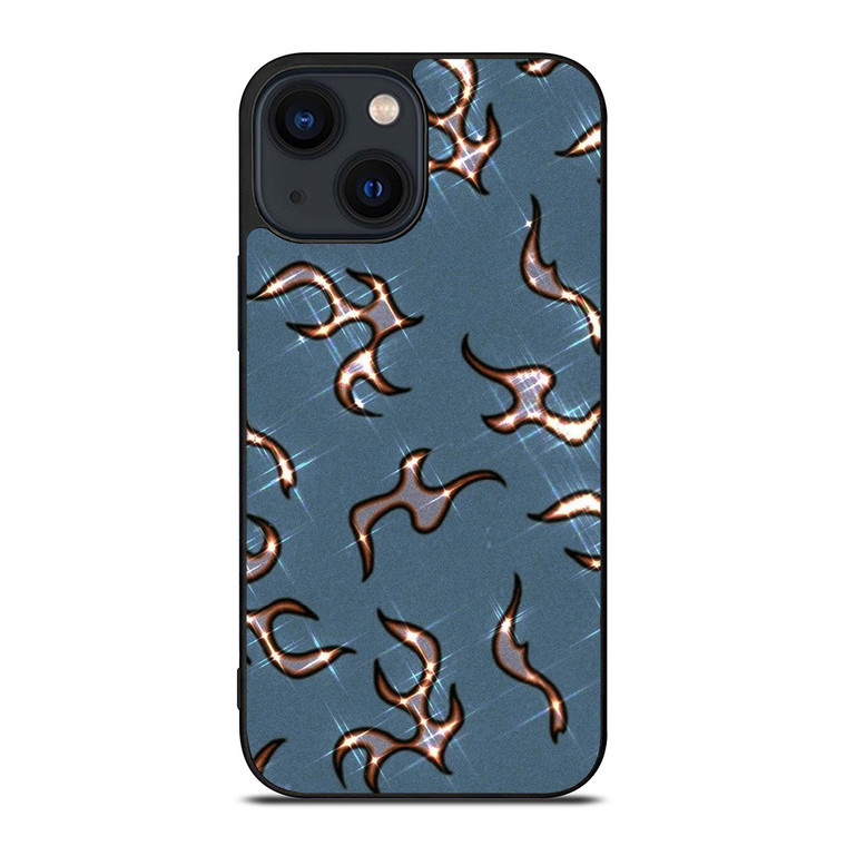 SHINY FIRE PATTERN iPhone 14 Plus Case Cover