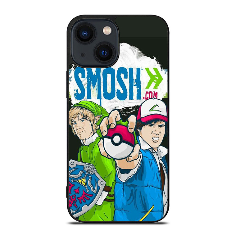 SMOSH ZELDA AND POKEMON iPhone 14 Plus Case Cover