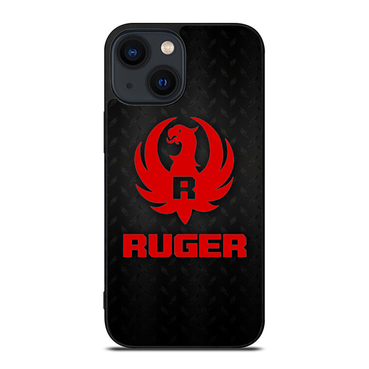 STURM RUGER FIREARM RED METAL iPhone 14 Plus Case Cover