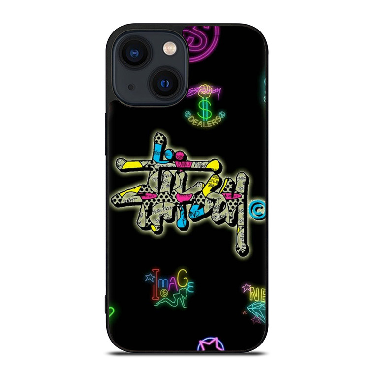 STUSSY LOGO COLOR FULL iPhone 14 Plus Case Cover