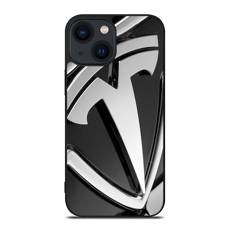TESLA MOTOR EMBLEM LOGO iPhone 14 Plus Case Cover
