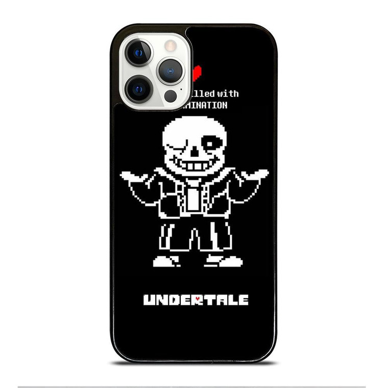 UNDERTALE SANS 8 BIT QUOTE iPhone 12 Pro Case Cover