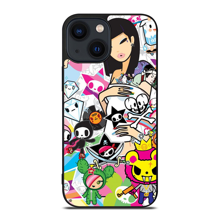 TOKIDOKI COLLAGE iPhone 14 Plus Case Cover