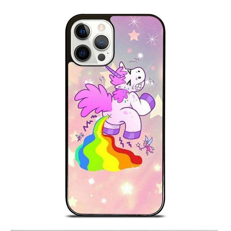 UNICORN POOPING RAINBOW iPhone 12 Pro Case Cover