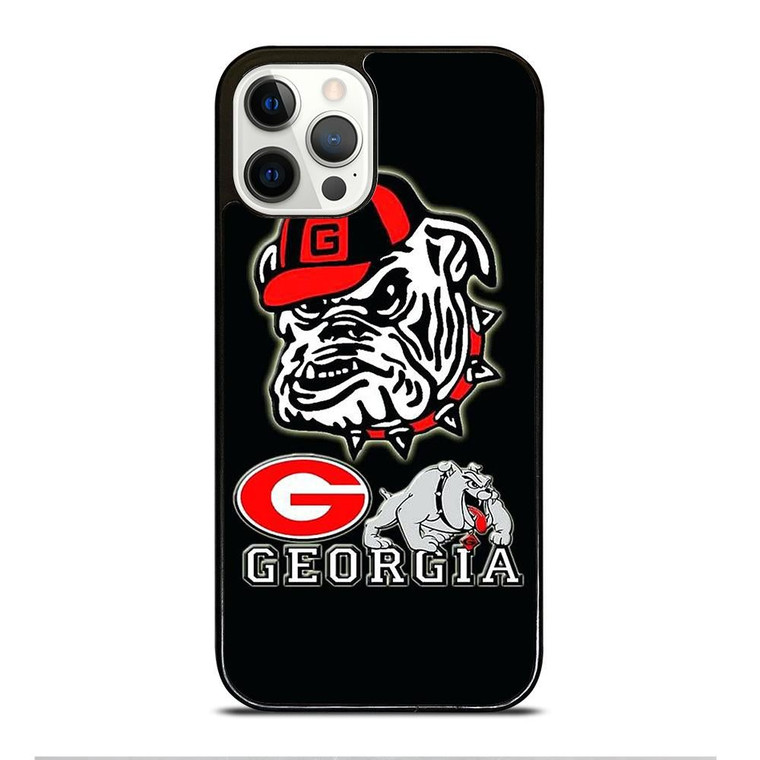 UNIVERSITY OF GEORGIA BULLDOGS ICON iPhone 12 Pro Case Cover