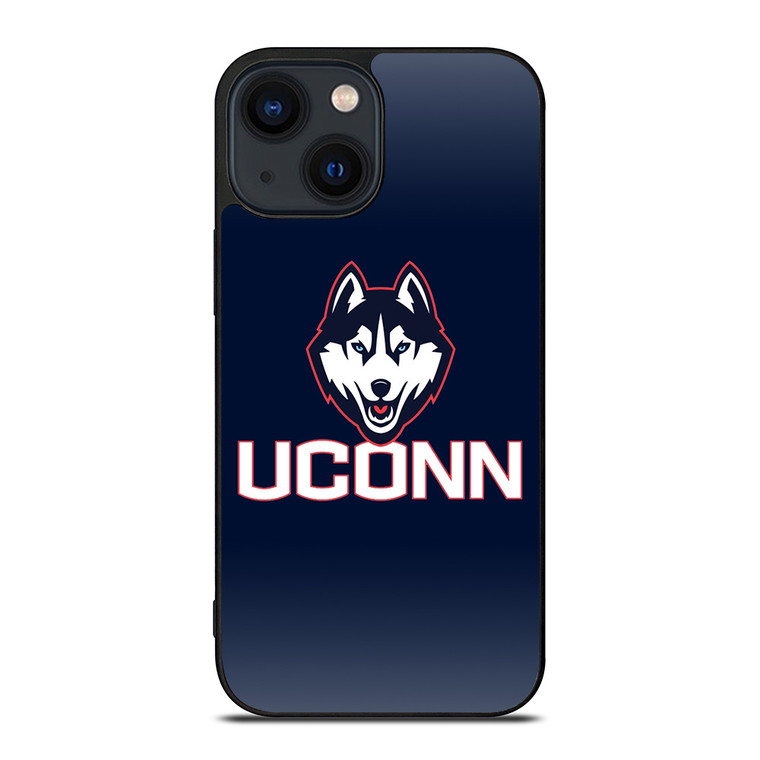 UCONN HUSKIES BASKETBALL LOGO iPhone 14 Plus Case Cover