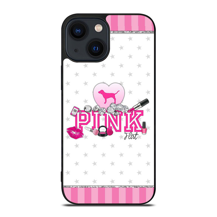 VICTORIA'S SECRET PINK DOG iPhone 14 Plus Case Cover