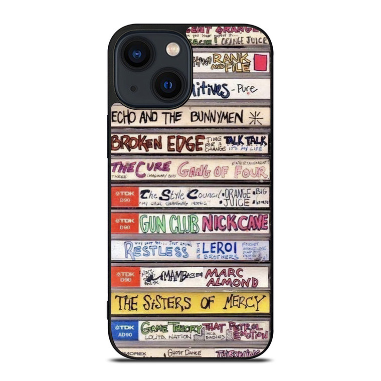 VINTAGE CASETTE COLLAGE iPhone 14 Plus Case Cover