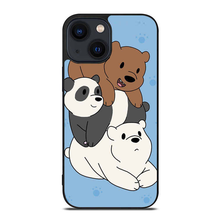 WE BARE BEARS CUTE CARTOON iPhone 14 Plus Case Cover