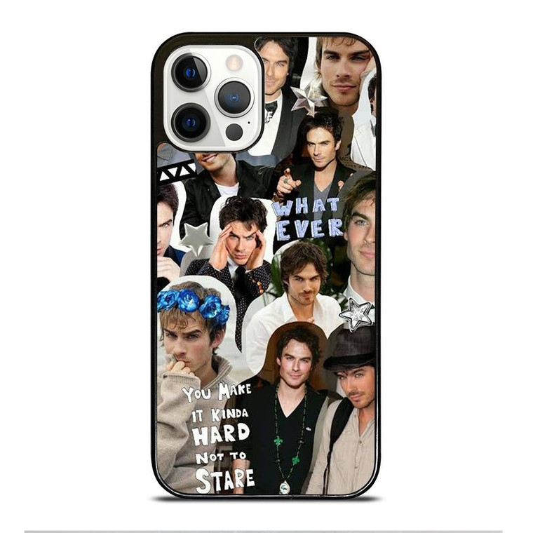 VAMPIRE DIARIES IAN SOMERHALDER COLLAGE iPhone 12 Pro Case Cover