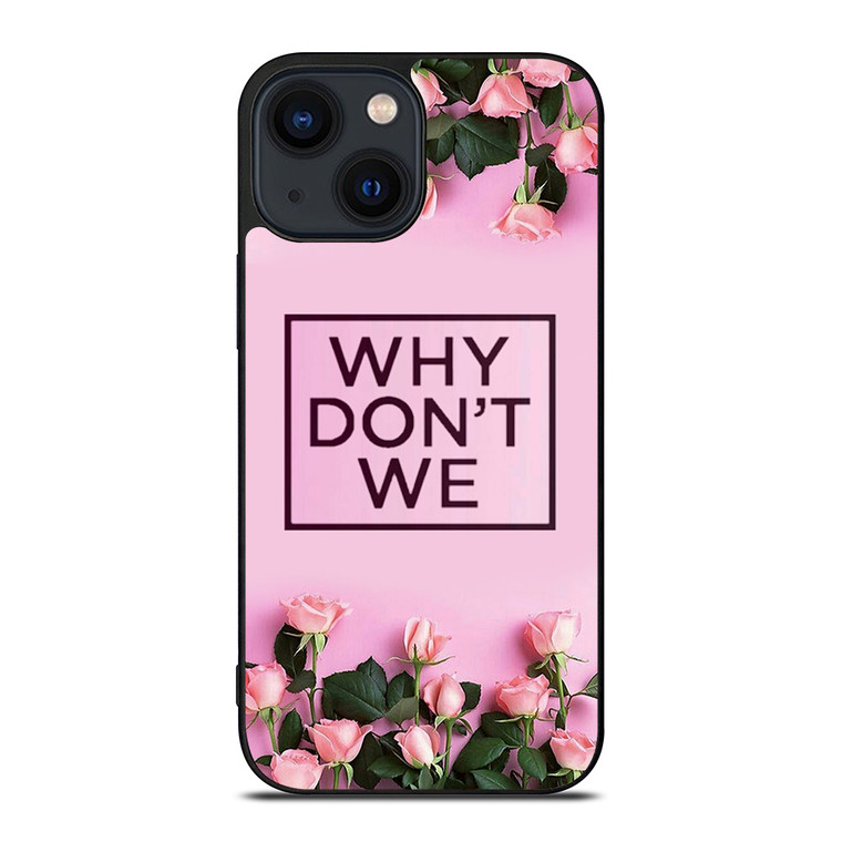WHY DONT WE PINK FLOWER iPhone 14 Plus Case Cover