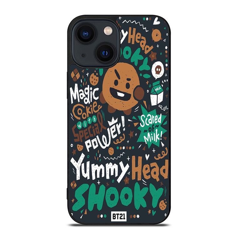 YUMMY HEAD SHOOKY BTS 21 iPhone 14 Plus Case Cover