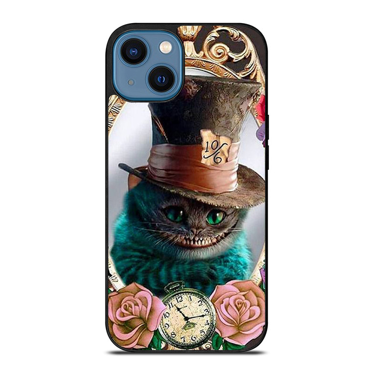 ALICE IN WONDERLAND CAT CUTE iPhone 14 Case Cover