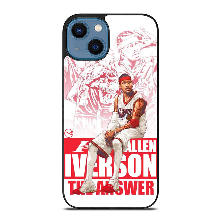 ALLEN IVERSON SIXERS NBA iPhone 14 Case Cover