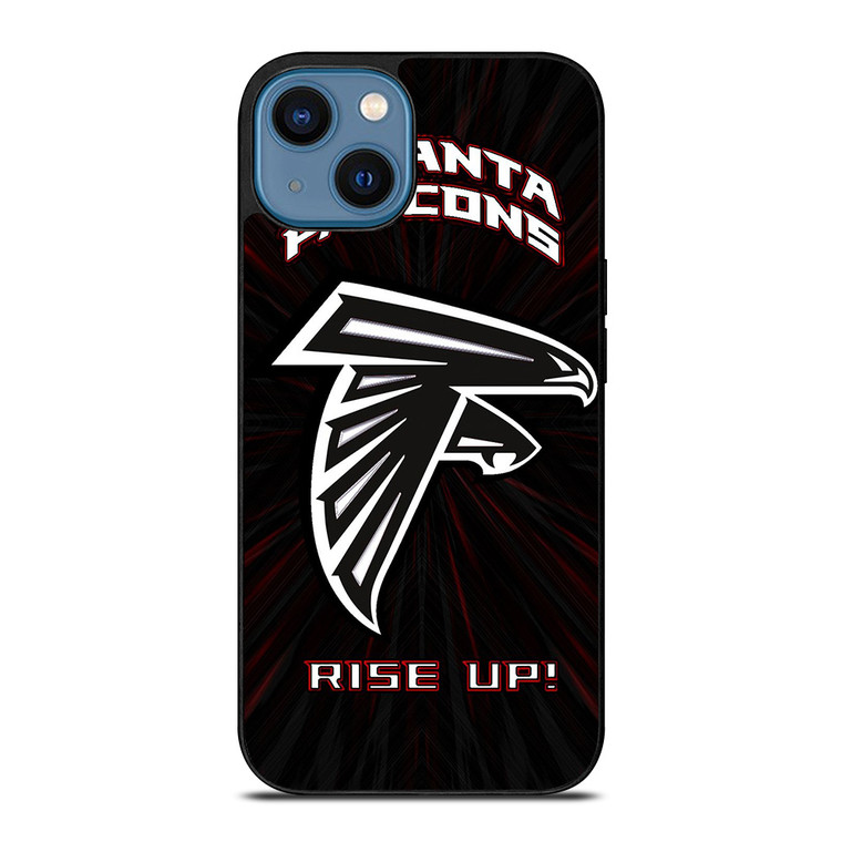 ATLANTA FALCONS RISE UP LOGO iPhone 14 Case Cover