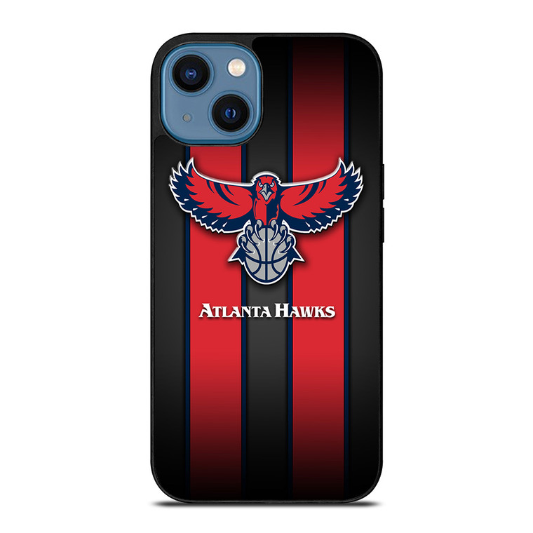 ATLANTA HAWKS STRIPE LOGO iPhone 14 Case Cover