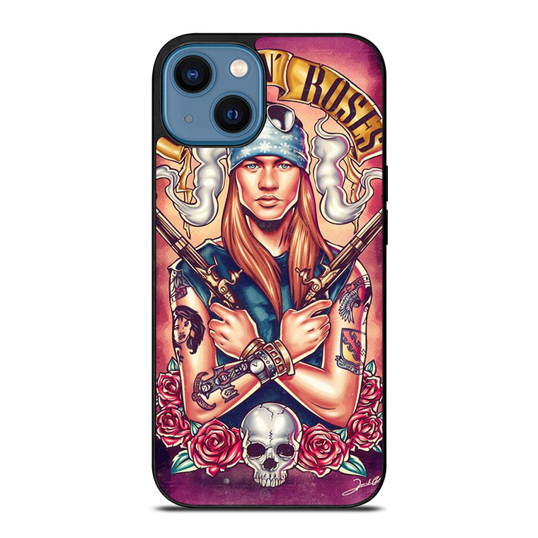 AXL GUNS N ROSES GNR iPhone 14 Case Cover