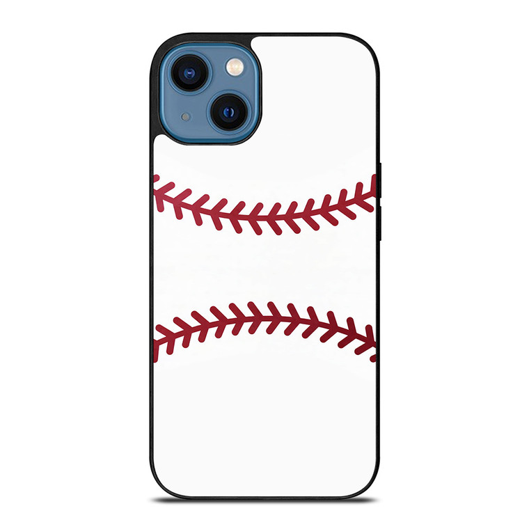 BASEBALL RED STITCHING iPhone 14 Case Cover
