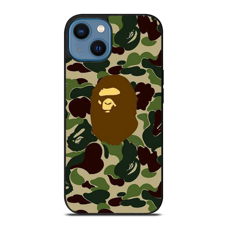 BATHING APE BAPE CAMO iPhone 14 Case Cover