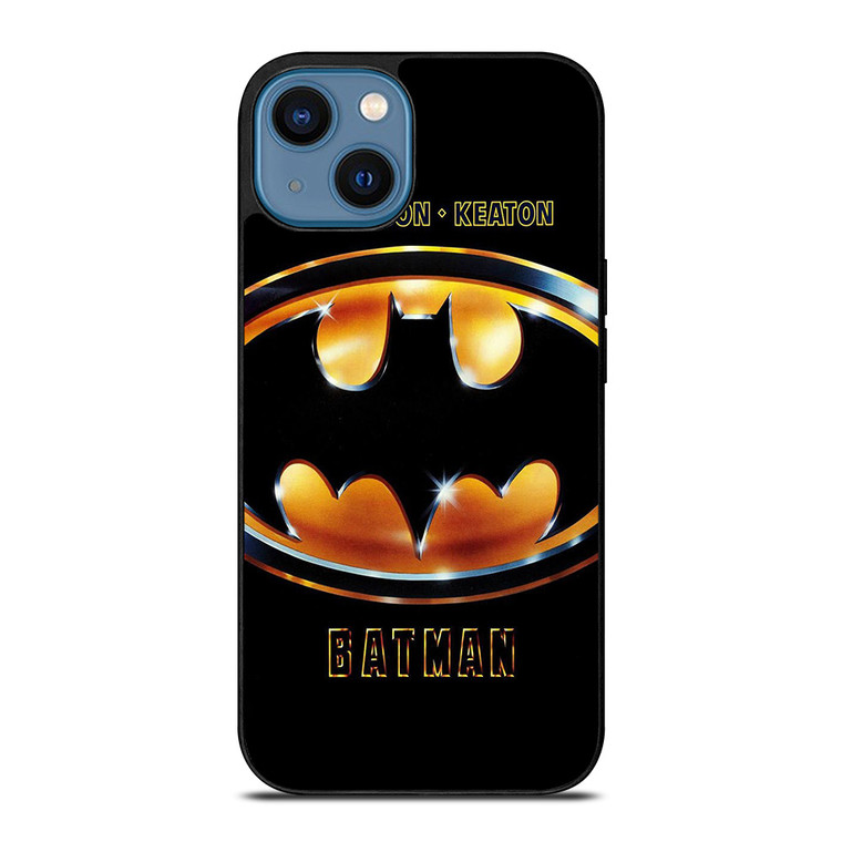 BATMAN LOGO VINTAGE KEATON iPhone 14 Case Cover