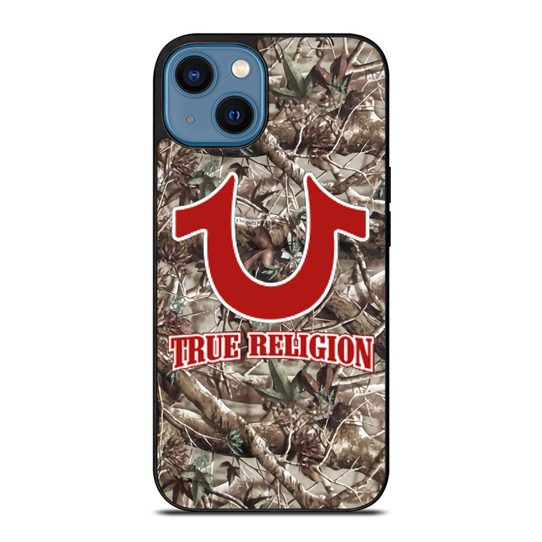 BIG BUDDHA TRUE RELIGION CAMO LOGO iPhone 14 Case Cover