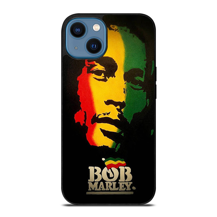 BOB MARLEY RASTA ART FACE iPhone 14 Case Cover