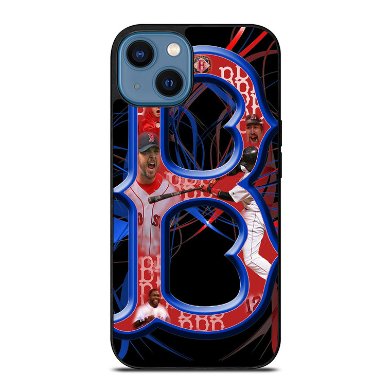 BOSTON RED SOX LOGO ART iPhone 14 Case Cover