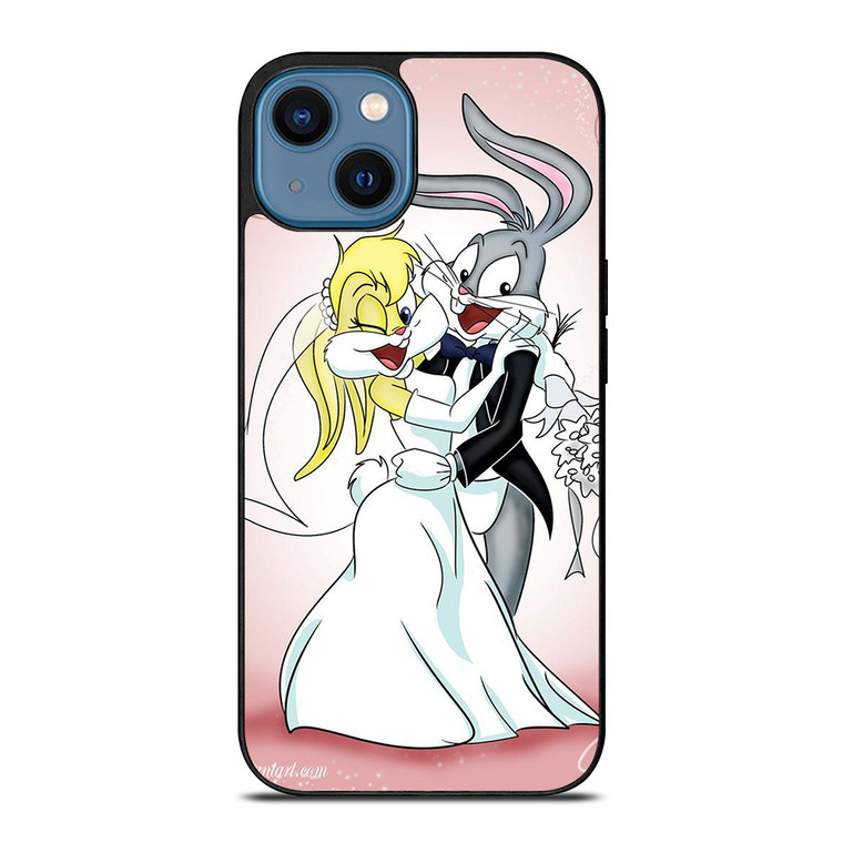 BUGS BUNNY AND LOLA LOVE iPhone 14 Case Cover
