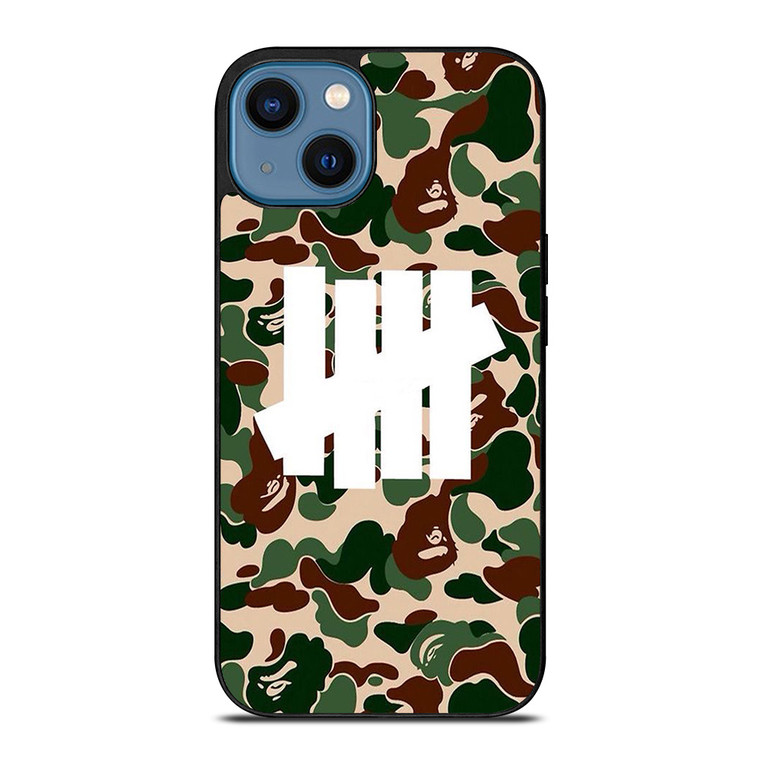 CAMO UNDEFEATED LOGO iPhone 14 Case Cover