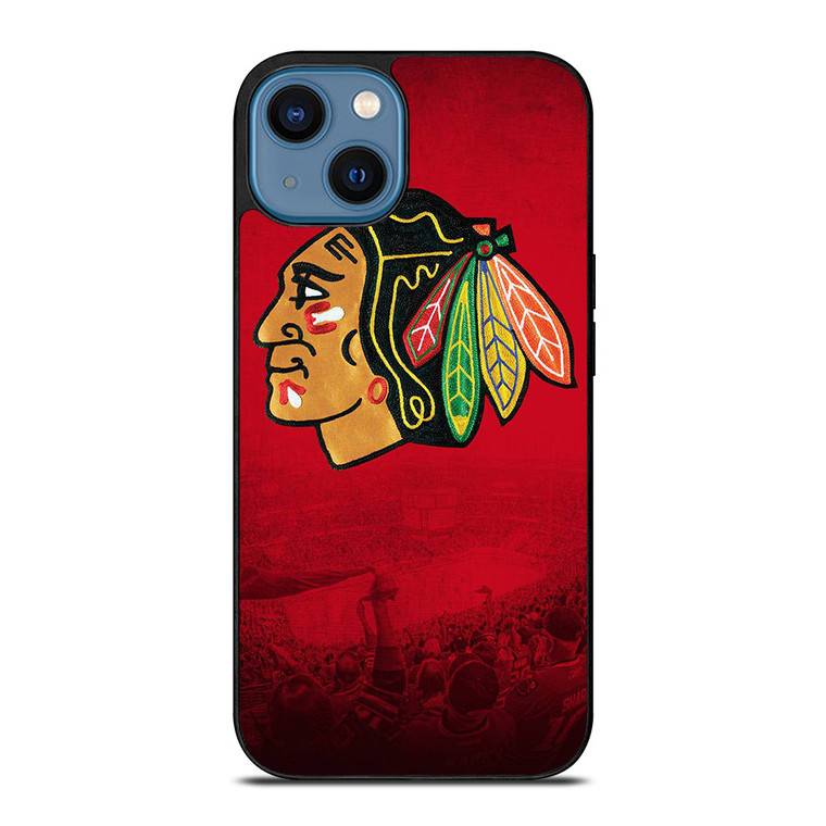 CHICAGO BLACKHAWKS NHL ICON iPhone 14 Case Cover