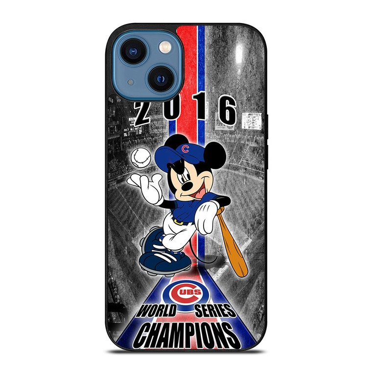 CHICAGO CUBS MICKEY MOUSE iPhone 14 Case Cover