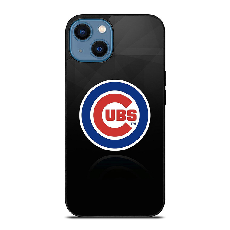 CHICAGO CUBS REFLECTED LOGO iPhone 14 Case Cover