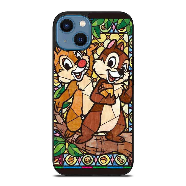 CHIP AND DALE DISNEY GLASS iPhone 14 Case Cover