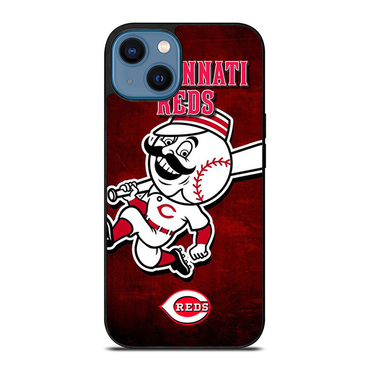 CINCINNATI REDS LOGO BASEBALL iPhone 14 Case Cover