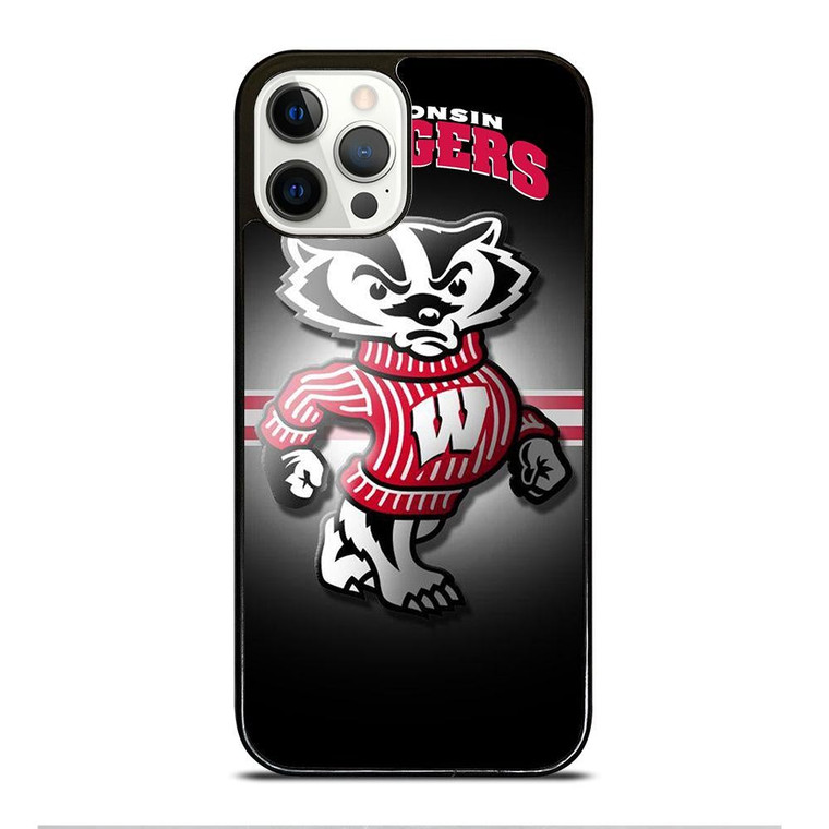 WISCONSIN BADGER FOOTBALL LOGO iPhone 12 Pro Case Cover