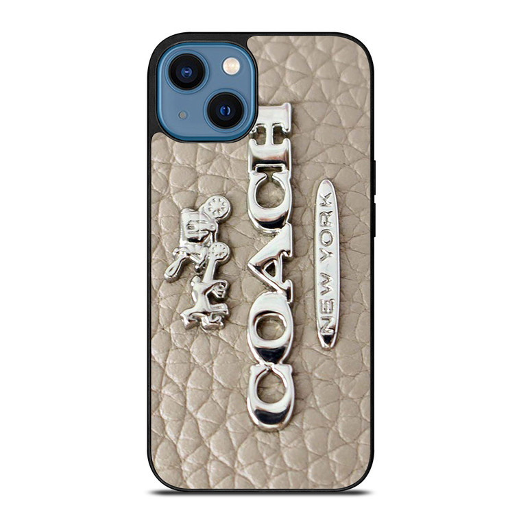 COACH LOGO GLOWING TEXTURE iPhone 14 Case Cover