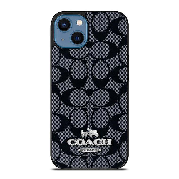COACH NEW YORK PATTERN 2 iPhone 14 Case Cover