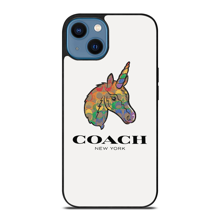COACH NEW YORK UNICORN iPhone 14 Case Cover