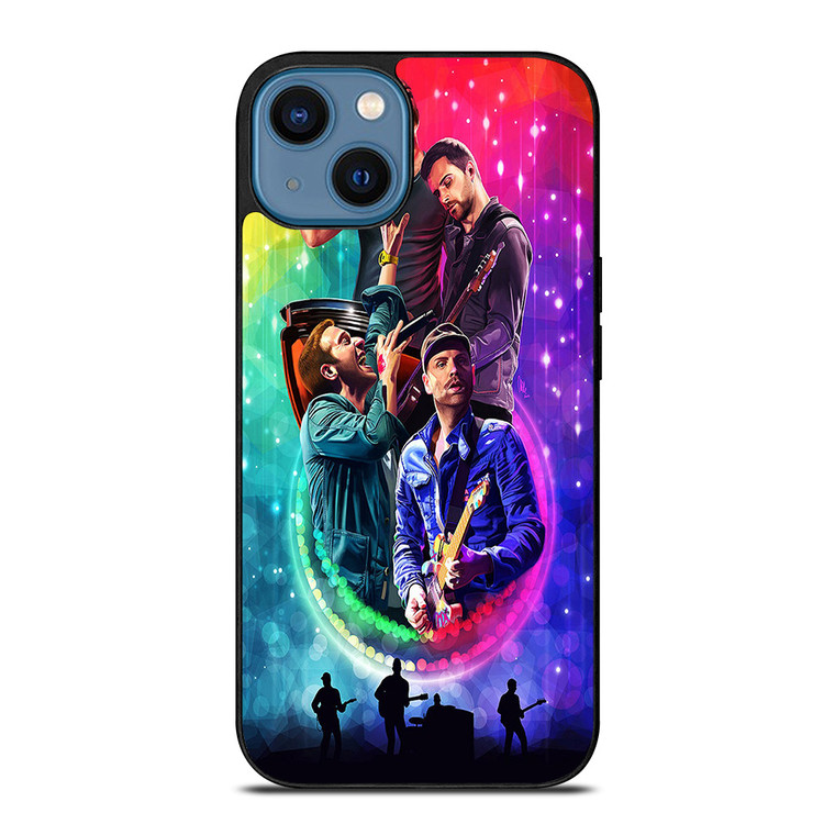 COLDPLAY BAND ART iPhone 14 Case Cover