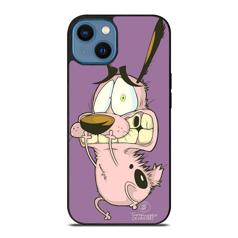 COURAGE THE COWARDLY DOG iPhone 14 Case Cover