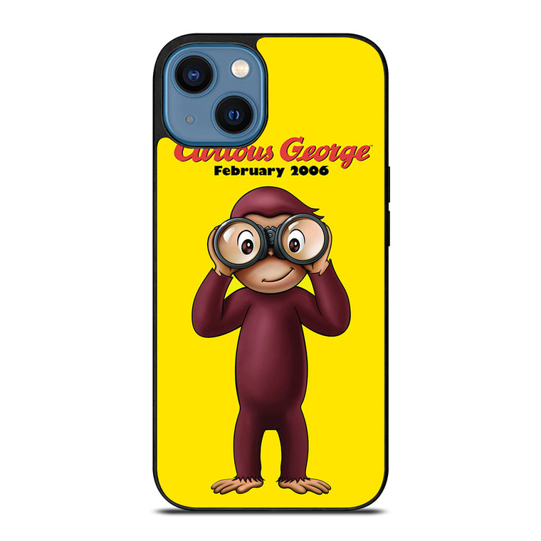 CURIOUS GEORGE CARTOON iPhone 14 Case Cover