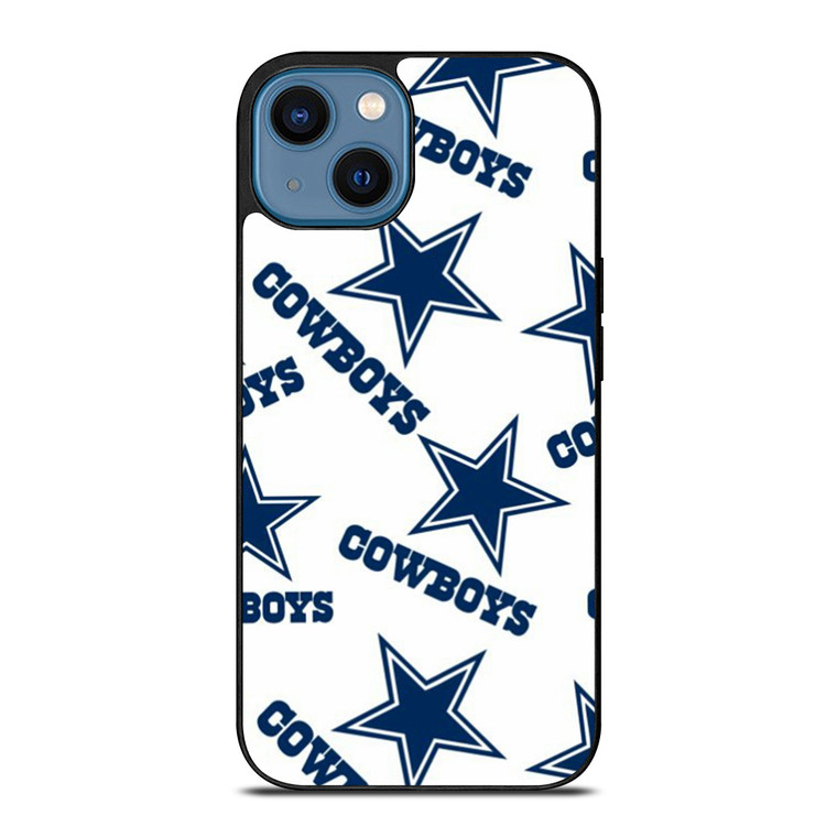 DALLAS COWBOYS LOGO PATTERN iPhone 14 Case Cover