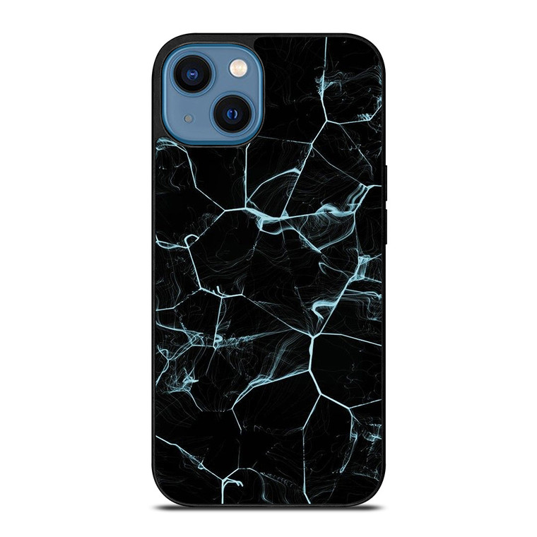 DARK ABSTRACT GREEN iPhone 14 Case Cover