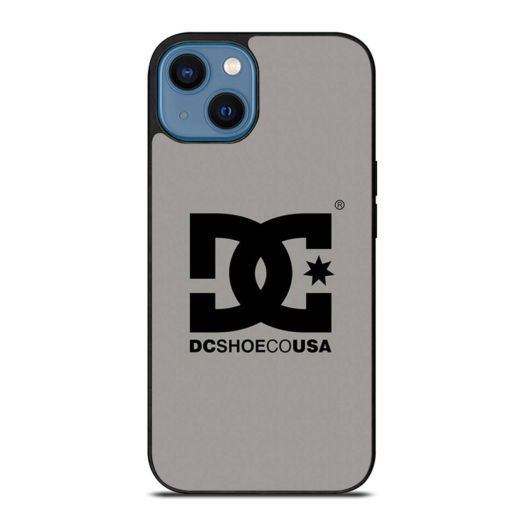 DC SHOE CO USA LOGO GREY iPhone 14 Case Cover