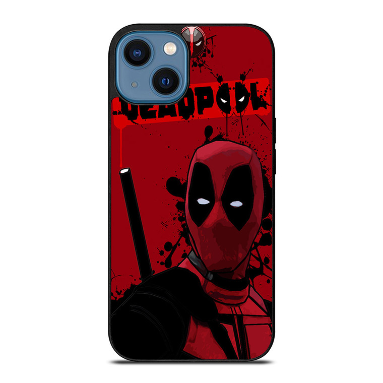 DEADPOOL ART ANTI HERO MARVEL iPhone 14 Case Cover